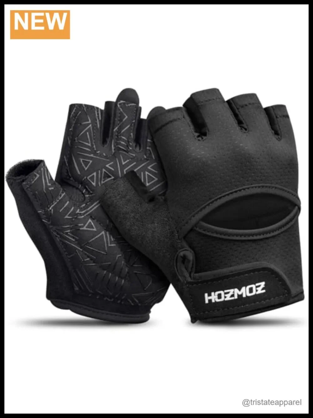 Ventilated Weight Lifting Gloves with Thick Padding, Full Palm Protection, Grip